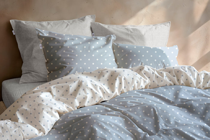 Zo Home Dekbedovertrek Katoen Punta di Cotone - powder blue