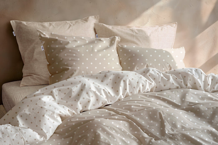 Zo Home Dekbedovertrek Katoen Punta di Cotone - warm sand