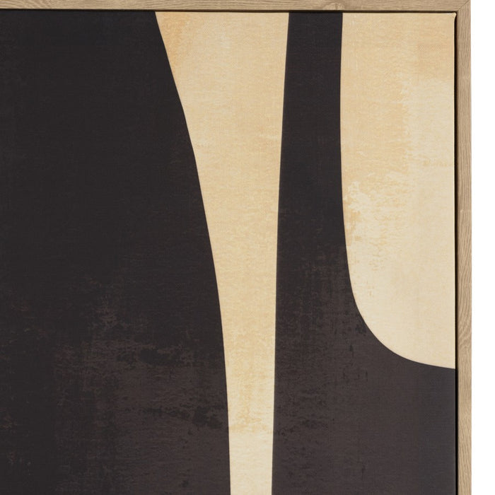 HOMER - Décoration murale 63x93cm imprimés abstraits, cadre naturel