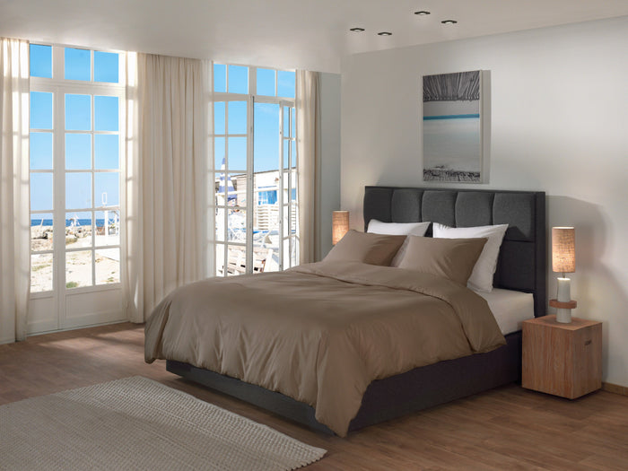 Yellow Dekbedovertrek Katoen Suites Casablanca - plaza taupe