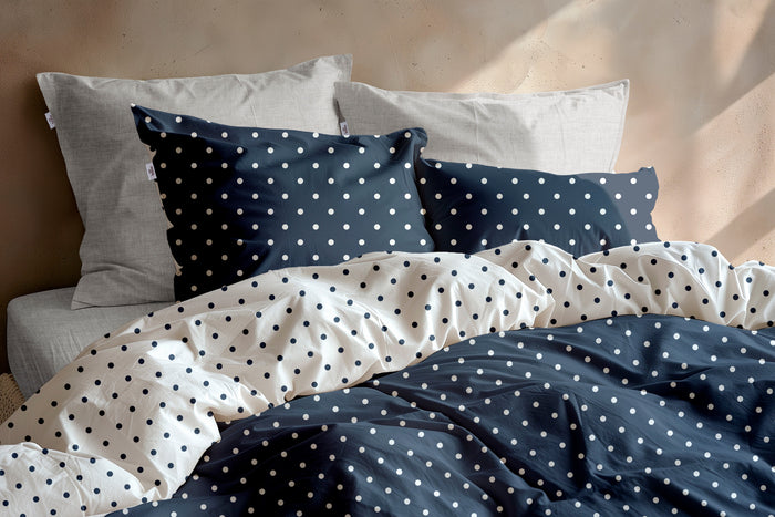 Zo Home Dekbedovertrek Katoen Punta di Cotone - maritime blue