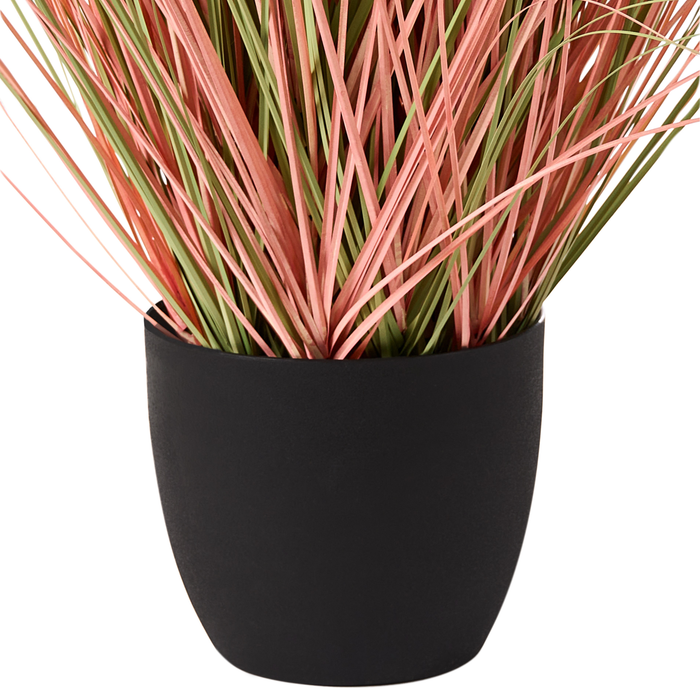 Beliani-BRISTLEGRASS-Kunstplant-Groen|Oranje-120 cm-Synthetisch