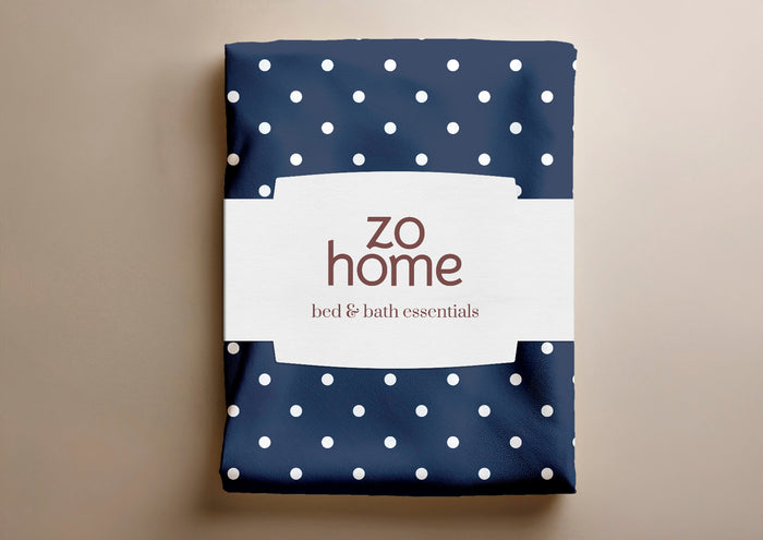 Zo Home Dekbedovertrek Katoen Punta di Cotone - maritime blue