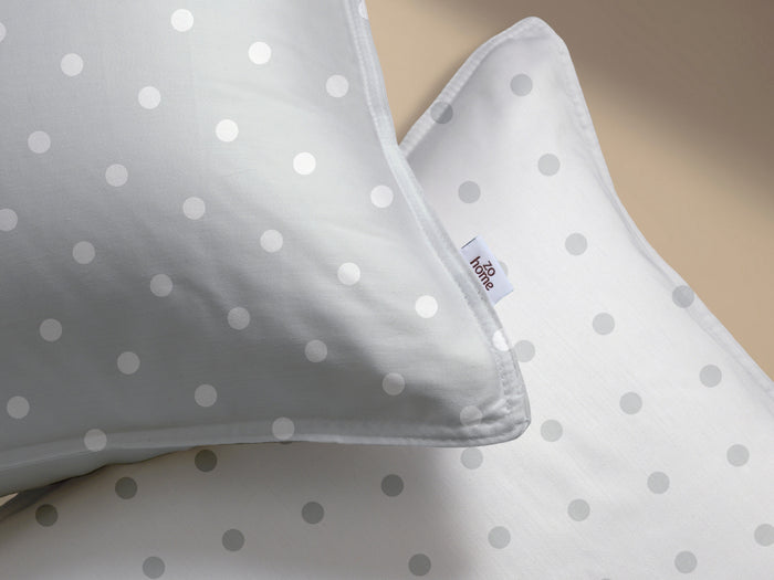 Zo Home Dekbedovertrek Katoen Punta di Cotone - stone grey