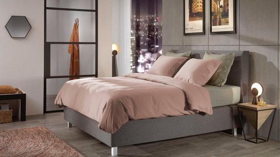 Yellow Dekbedovertrek Katoen Cialda shady pink