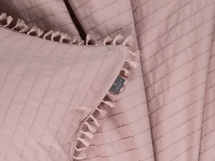 LINNICK Dekbedovertrek Katoen Renforcé Estina - light pink