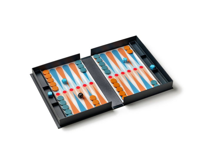 Printworks Spel Classic - Art of Backgammon - Antraciet