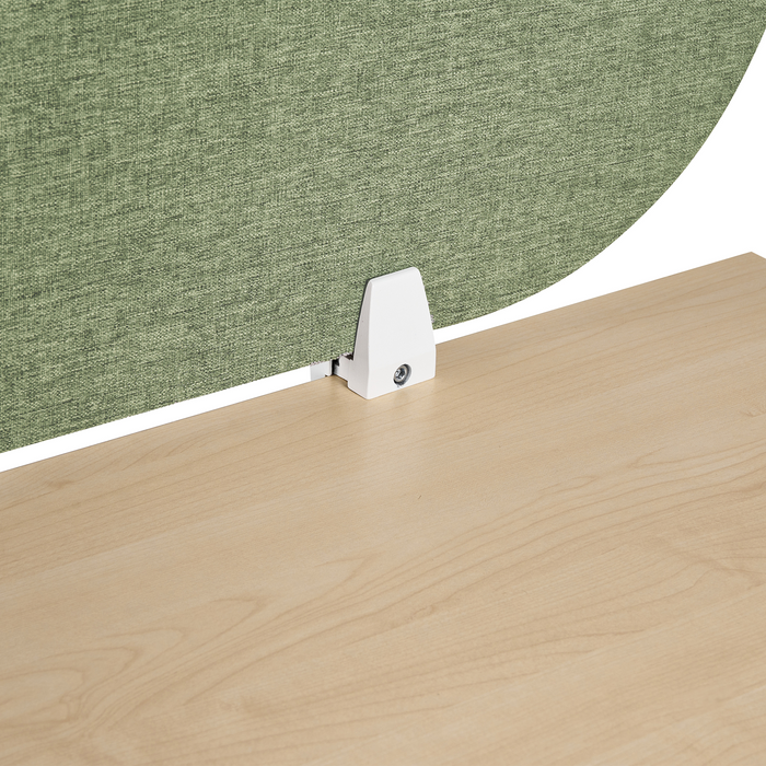 Beliani-SPARKY-Bureauscheidingswand-Groen-160 x 40 cm-Polyester