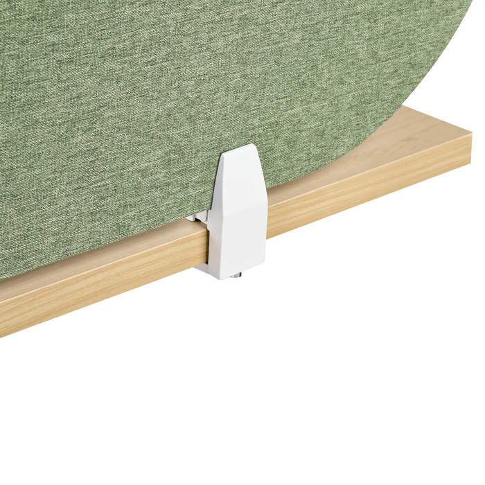 Beliani-SPARKY-Bureauscheidingswand-Groen-160 x 40 cm-Polyester