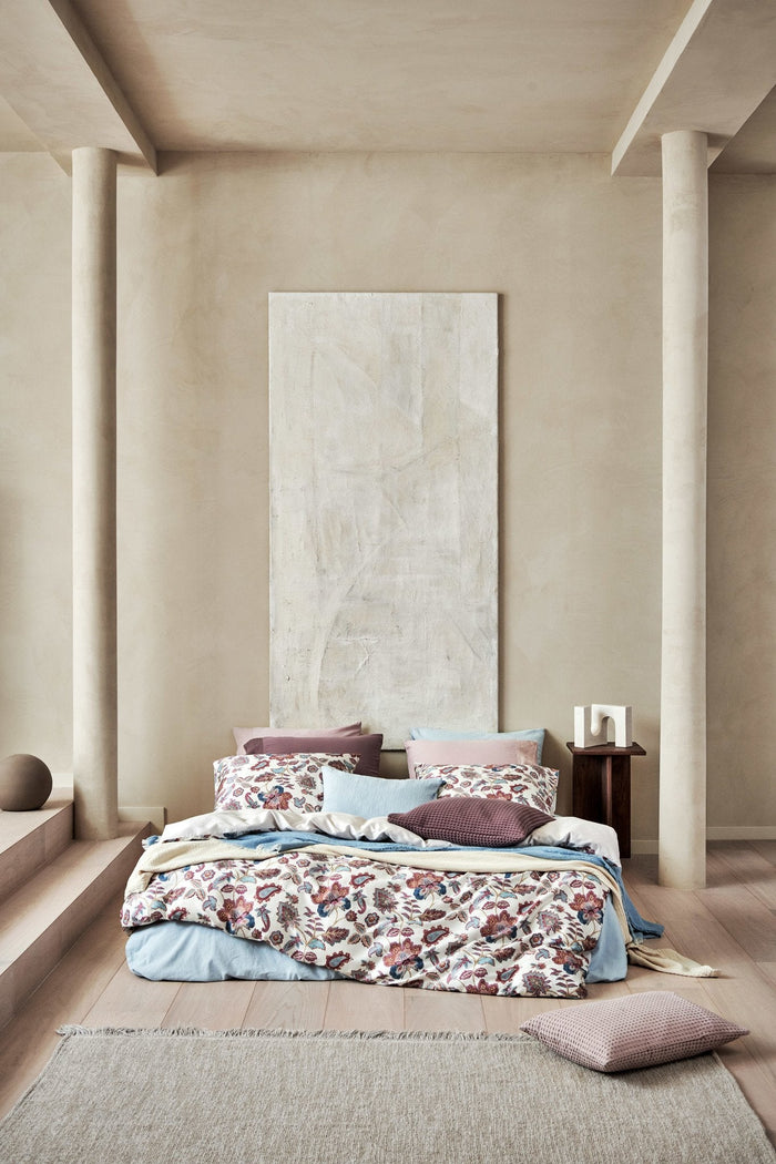 Pure 66 Kussensloop Powder Blue | 60 x 70 cm | Blauw | Katoen | Hennep