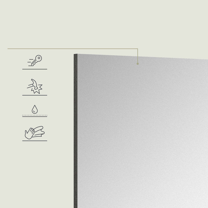 Furnilux Salsa Spiegel Wit Hoogglans