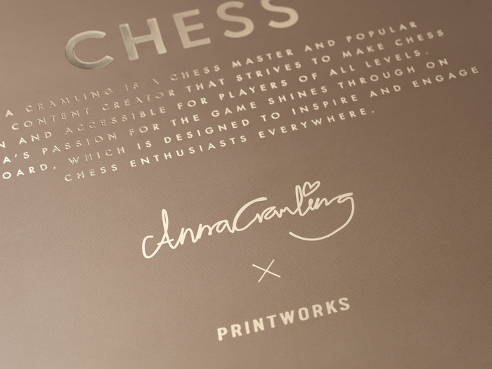 Printworks Spel Classic - Chess - Anna Cramling Edition