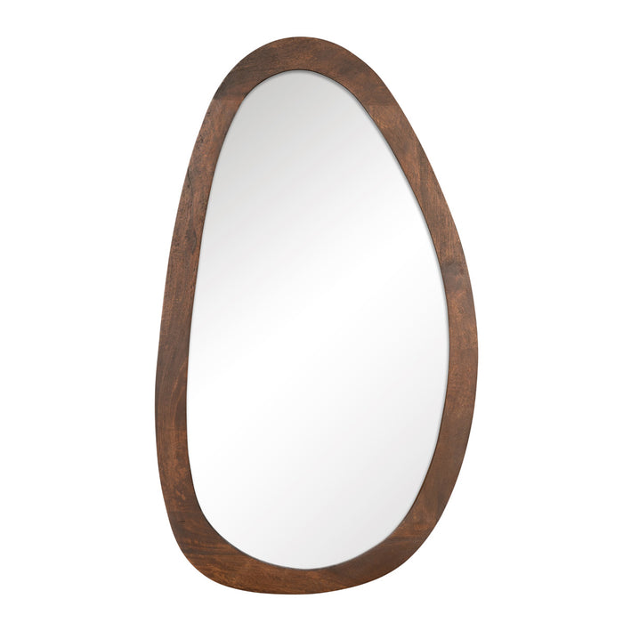 StarFurn - Spiegel Organisch Bruin Hout - 69x3x118cm - Lou