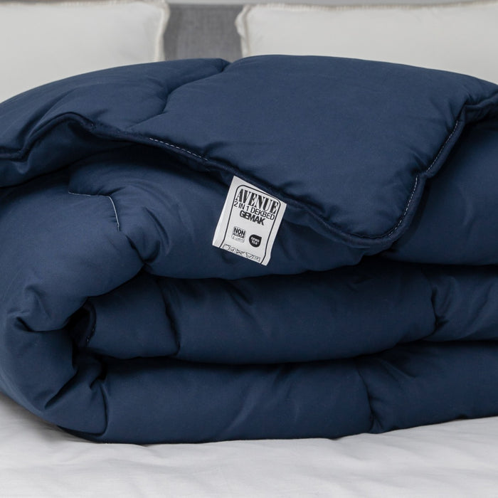 Avenue - Microvezel - Blauw - All-Year Dekbed - 240x220cm