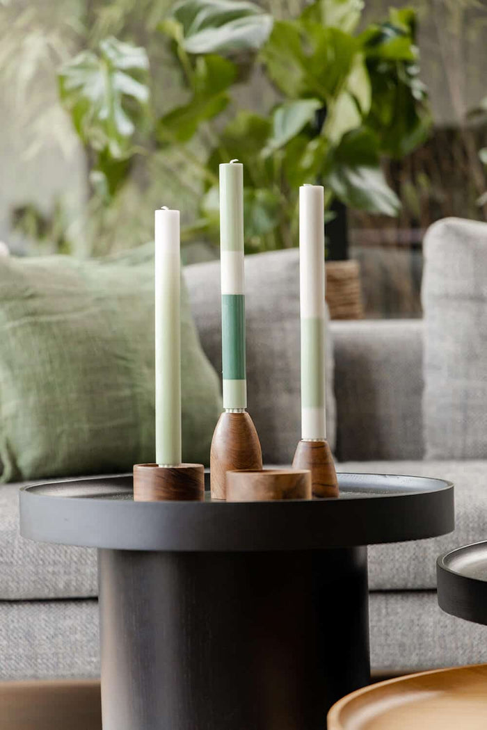 Originalhome dinerkaarsen gelaadge Meadow - 30 cm - set van 3