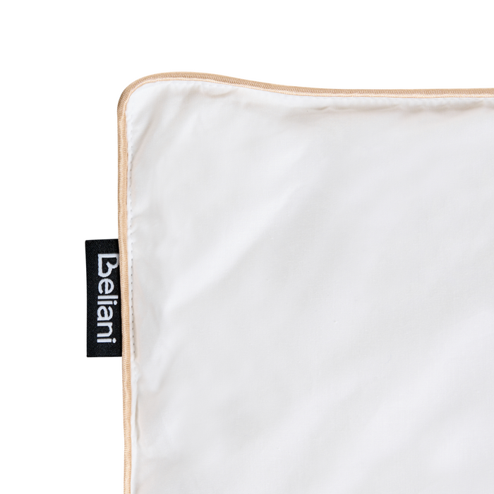 Beliani-ETNA-Hoofdkussen 3 vakken-Wit-50 x 60 cm-Laag-Eendenveren