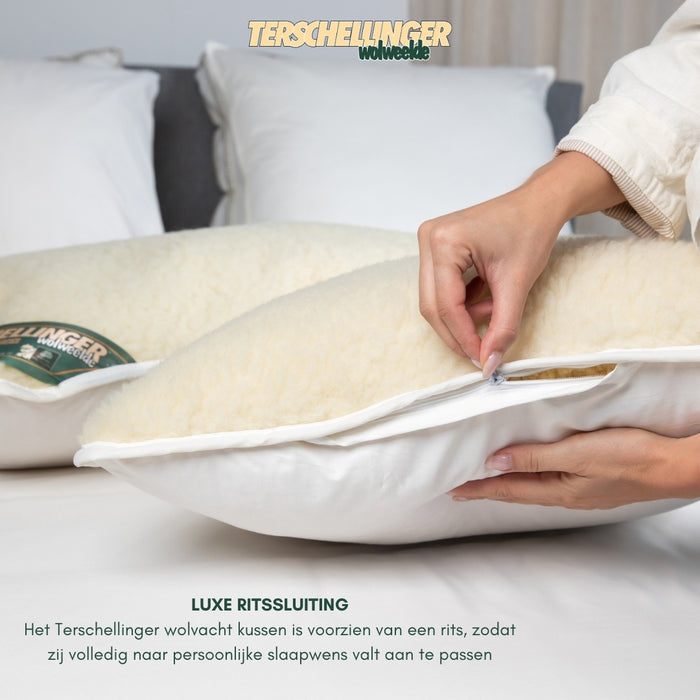 Terschellinger Wolweelde - Wol Kussen- 60x70cm