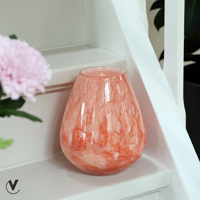 Vase The World Tasman Elite pink Ø18 x H20 cm