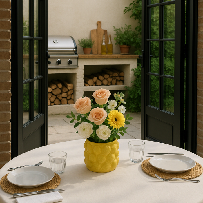 MISOU Citroenvaas 5 soorten Bloempot met Citroenen Citroenvaas Plan...