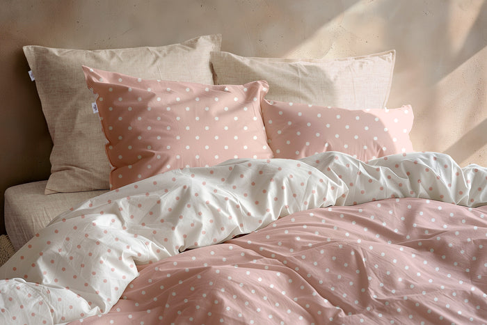 Zo Home Dekbedovertrek Katoen Punta di Cotone - crystal pink