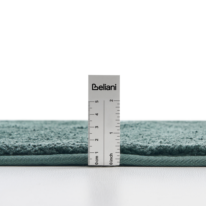 Beliani - URLANA - Badmat - Donkergroen - 60 x 90 cm - Microvezels
