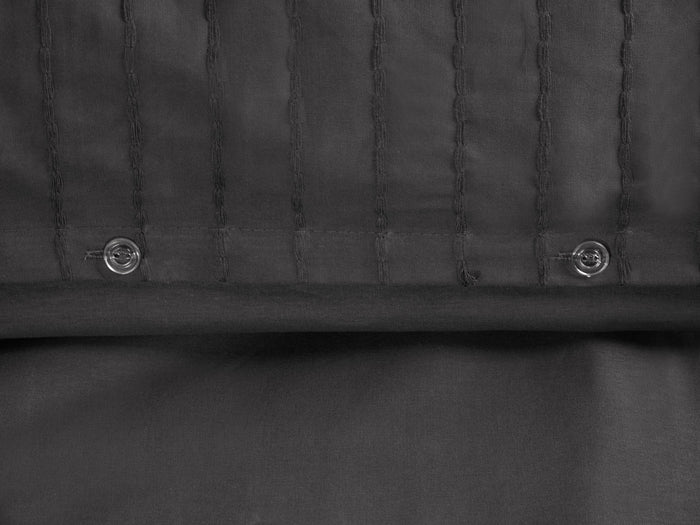 LINNICK Dekbedovertrek Katoen Renforcé Estina - anthracite