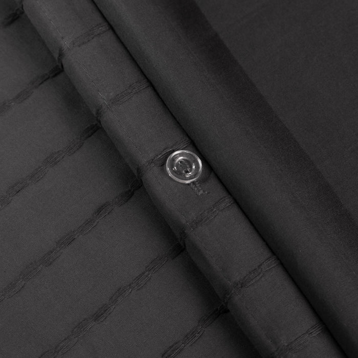 LINNICK Dekbedovertrek Katoen Renforcé Estina - anthracite