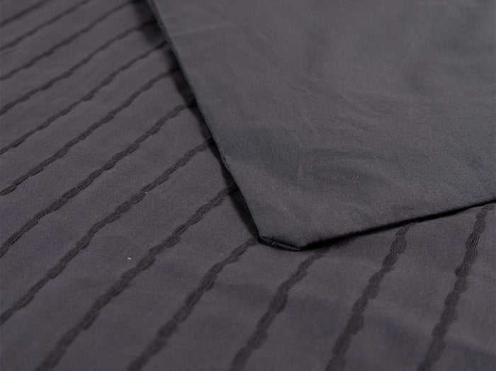 LINNICK Dekbedovertrek Katoen Renforcé Estina - anthracite