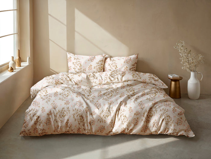 Zo Home Dekbedovertrek Katoen Fico - warm sand