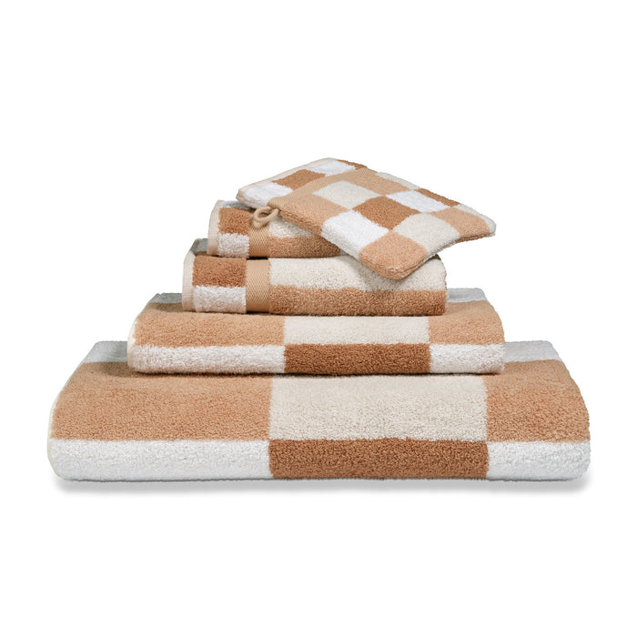 Pakketdeal: 4x Gastendoek Boston Praline | Wit | Beige | Bruin