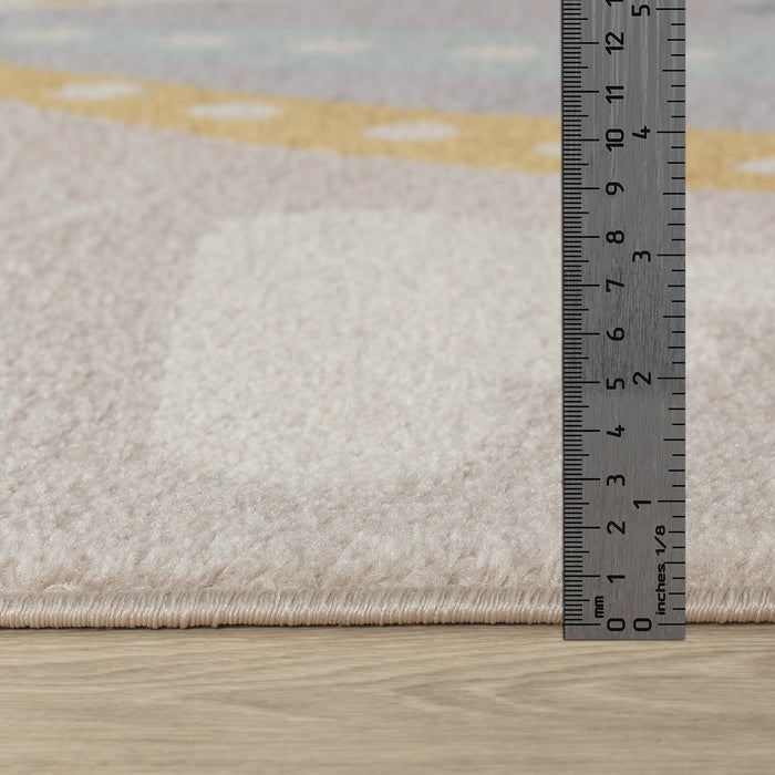 by fonQ Balloon Vloerkleed 140 x 200 cm - Lichtgrijs