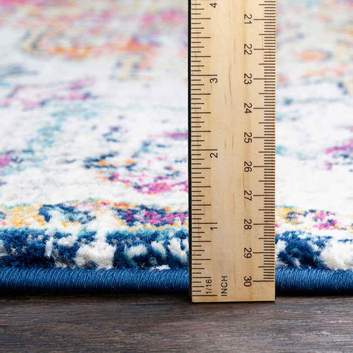 by fonQ Ravari Vloerkleed 140 x 200 cm - Turquoise