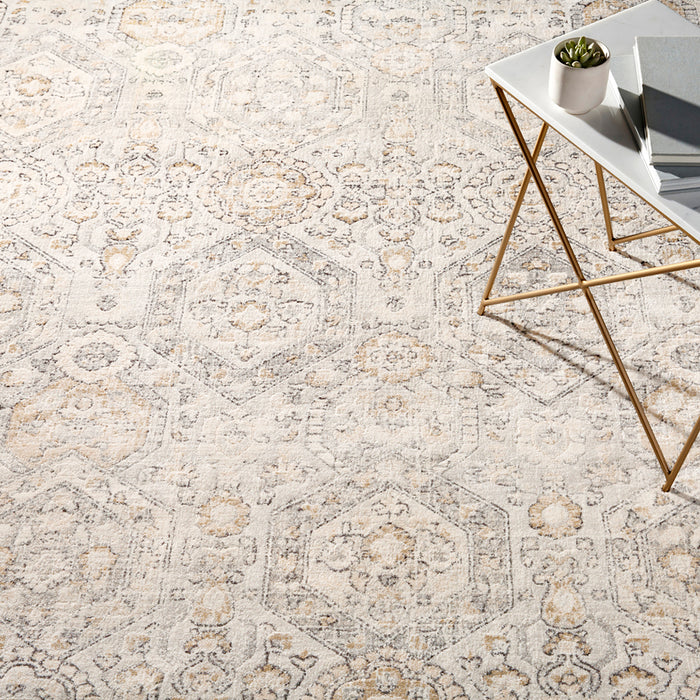 by fonQ Faded Vloerkleed 200 x 275 cm - Beige