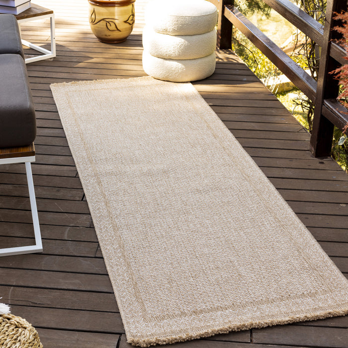 by fonQ Tundra Vloerkleed Loper 80 x 220 cm - Naturel