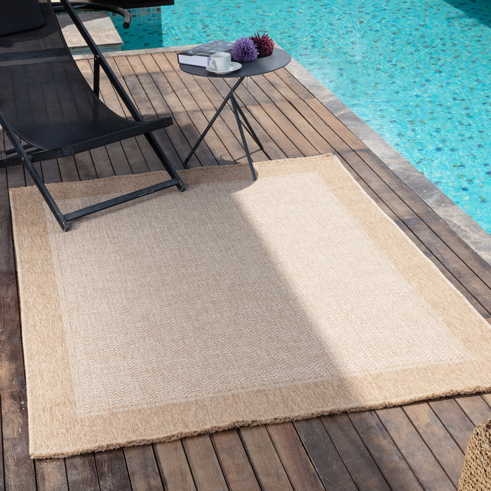 by fonQ Tundra Vloerkleed 120 x 170 cm - Lichtbeige