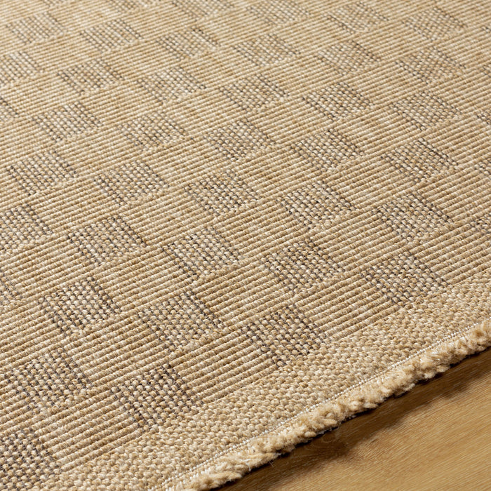 by fonQ Block Vloerkleed Loper 80 x 220 cm - Lichtbeige