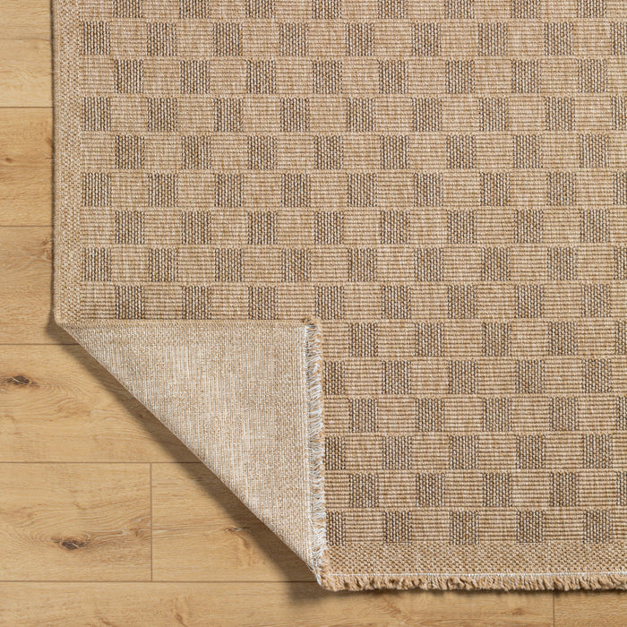 by fonQ Block Vloerkleed 120 x 170 cm - Lichtbeige