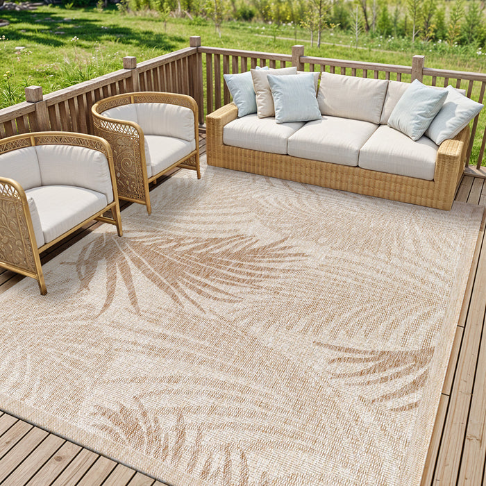by fonQ Oasis Vloerkleed 200 x 275 cm - Lichtbeige