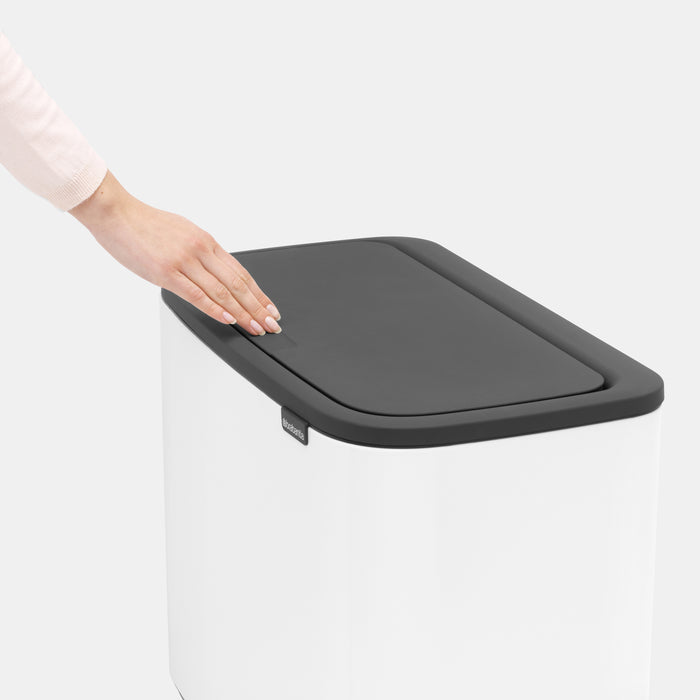 Brabantia Bo Touch Bin Afvalemmer 3 x 11 L - Wit