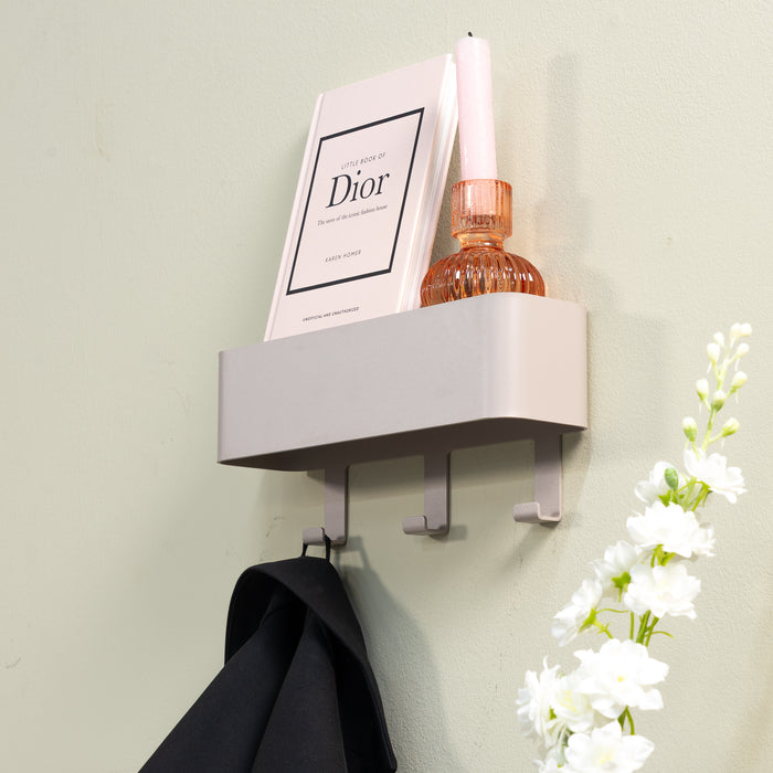 Spinder Design Dax Play 3 Wandkapstok H 12 cm - Silky Taupe