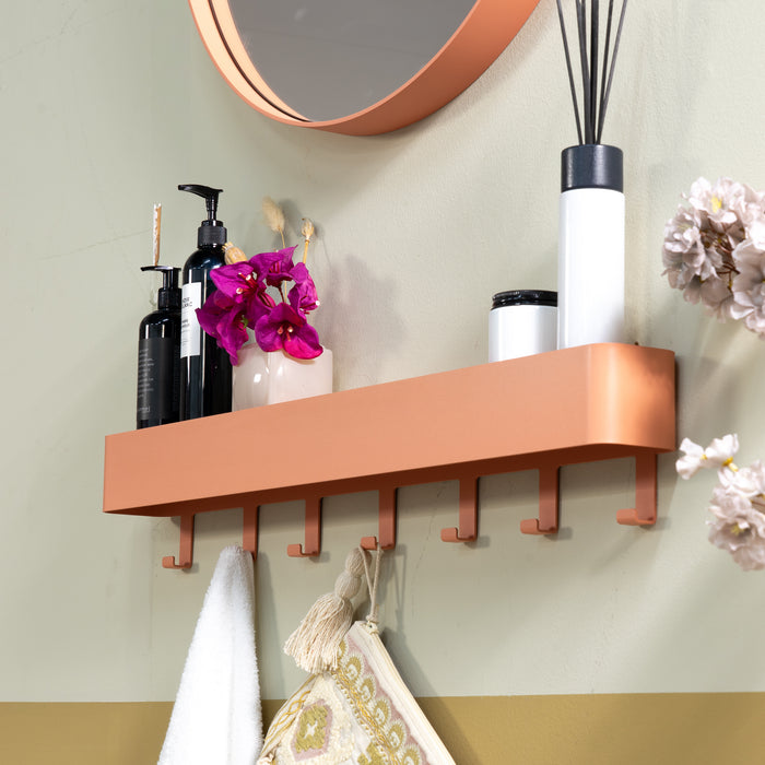 Spinder Design Dax Play 7 Wandkapstok H 12 cm - Clay Terra