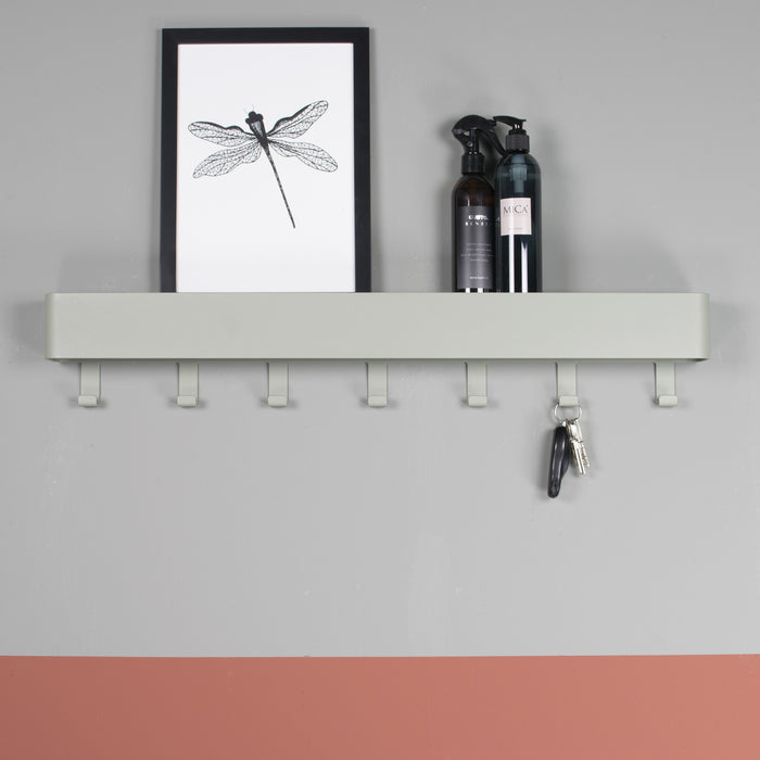 Spinder Design Dax Play 7 Wandkapstok H 12 cm - Dusty Green