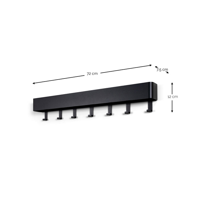 Spinder Design Dax Play 7 Wandkapstok H 12 cm - Dusty Green