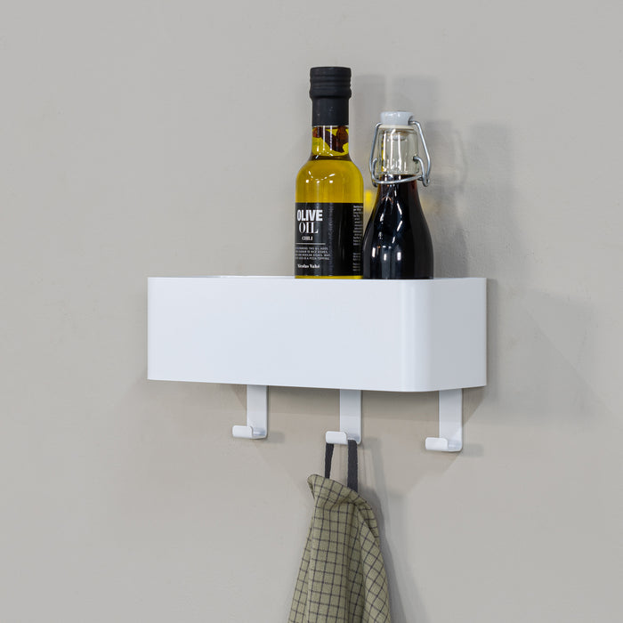 Spinder Design Multi 3 Wandkapstok H 13 cm - Wit