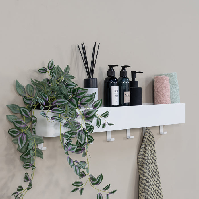 Spinder Design Multi 7 Wandkapstok H 13 cm - Wit