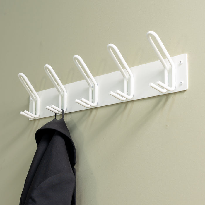 Spinder Design Miles 5 Wandkapstok - Wit