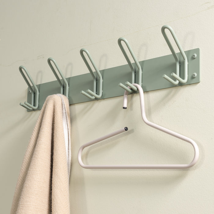 Spinder Design Miles 5 Wandkapstok - Dusty Green