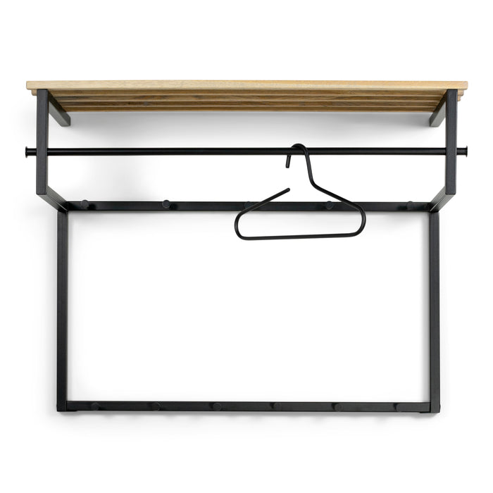 Spinder Design RIZZOLI XL (100 cm) Wandkapstok - Zwart | Eiken