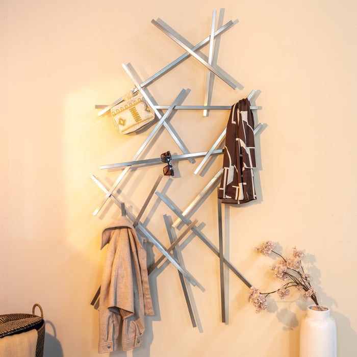 Spinder Design Matches Wandkapstok L - RVS