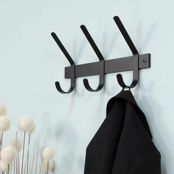 Spinder Design Dexter 3 Wandkapstok - Zwart